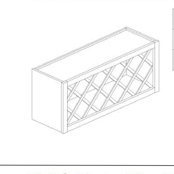 FullCabinet WR3015  30"W x 15"H x 12"L