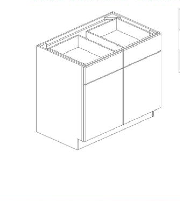 B42 Base Cabinet 42"W x 30"H x 24"L