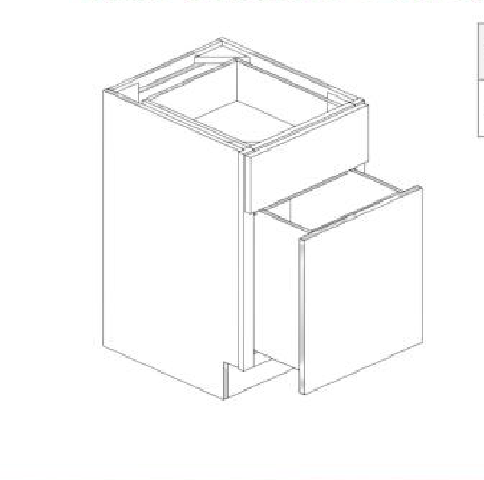 FDB18 File Drawer Cabinet 18"W x 26"H x 21"L