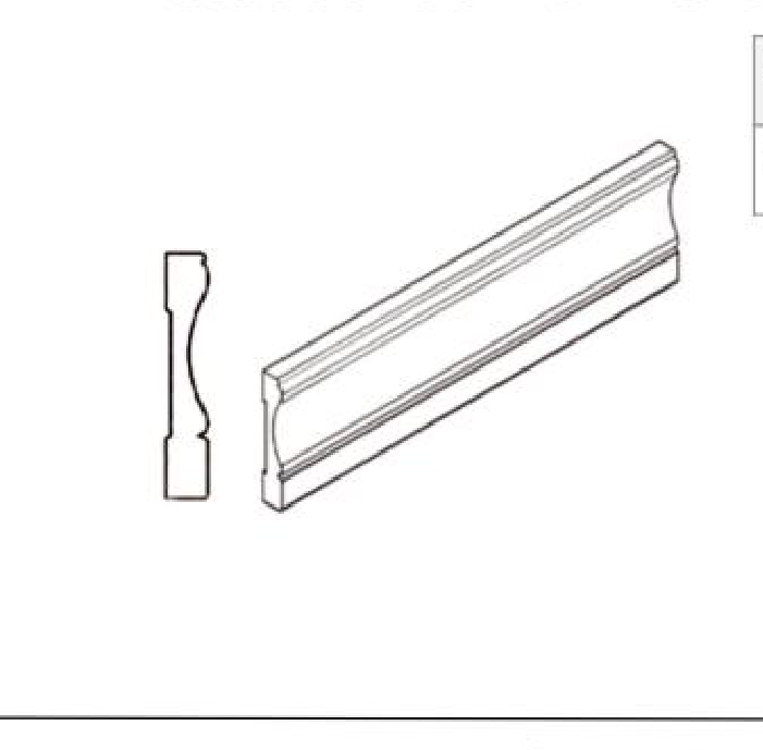 Furniture Base Molding, 96" long