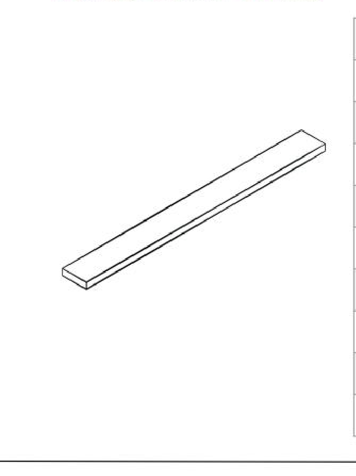 Filler, 1.5" W x 96" H