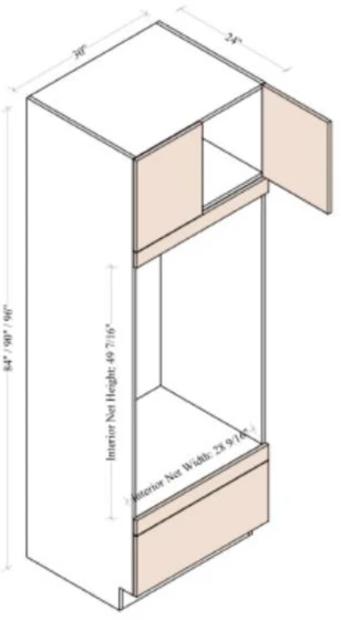 Double-Oven Cabinet