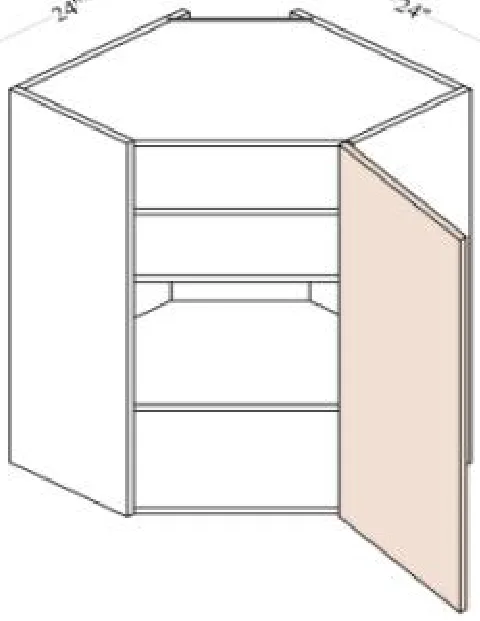 Wall Diagonal Corner Cabinet