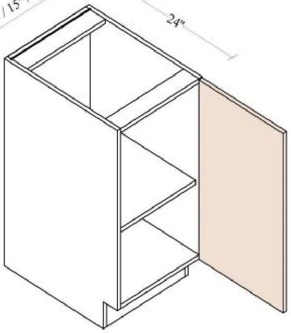Base Full Height Door Cabinet