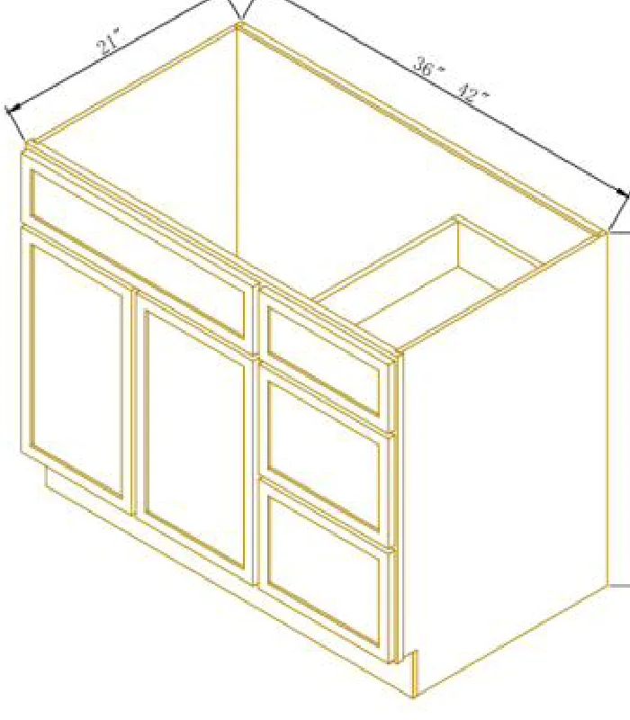Vanity Sink Base With