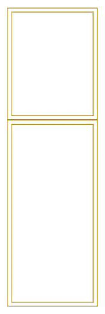 Wall Fake Deco Door Panel