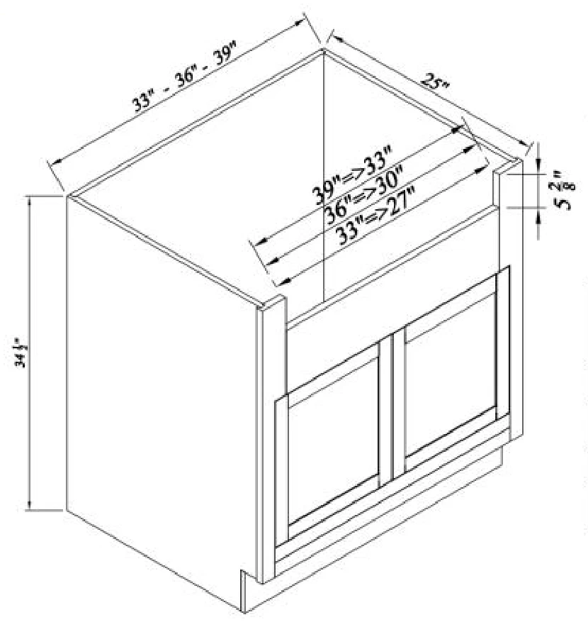 Farm Sink Base Cabinet