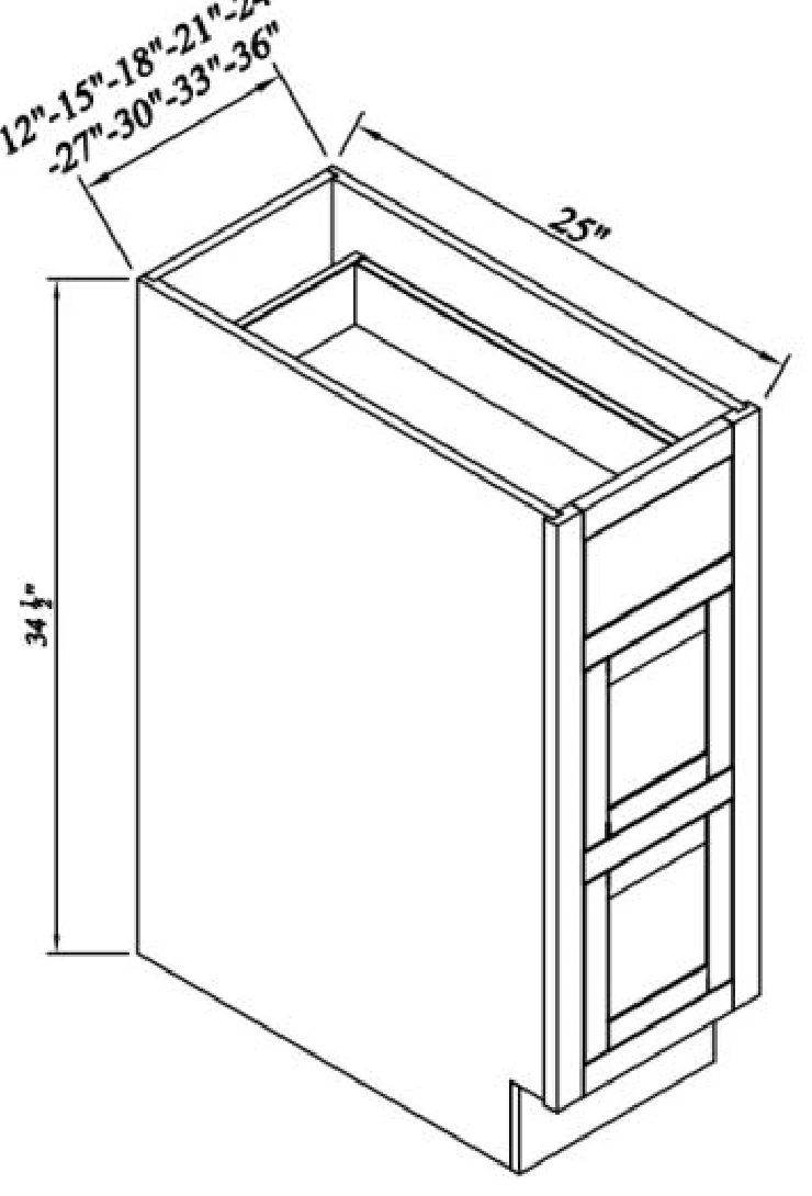Base Drawer Pack Cabinet