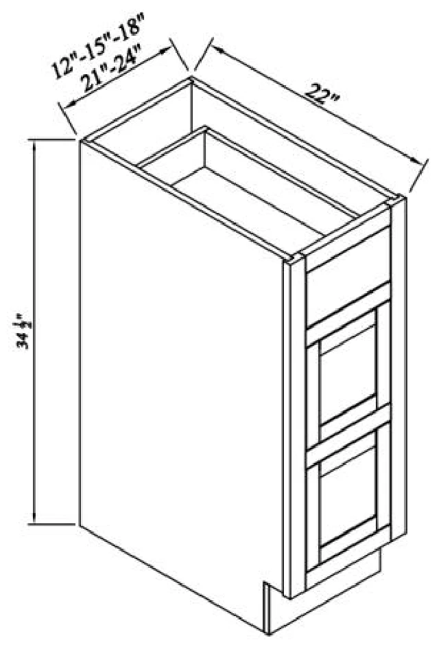 Vanity 3 Drawer Pack