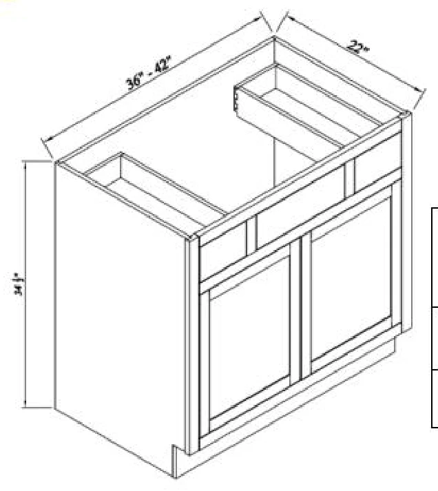Vanity Combination Cabinet