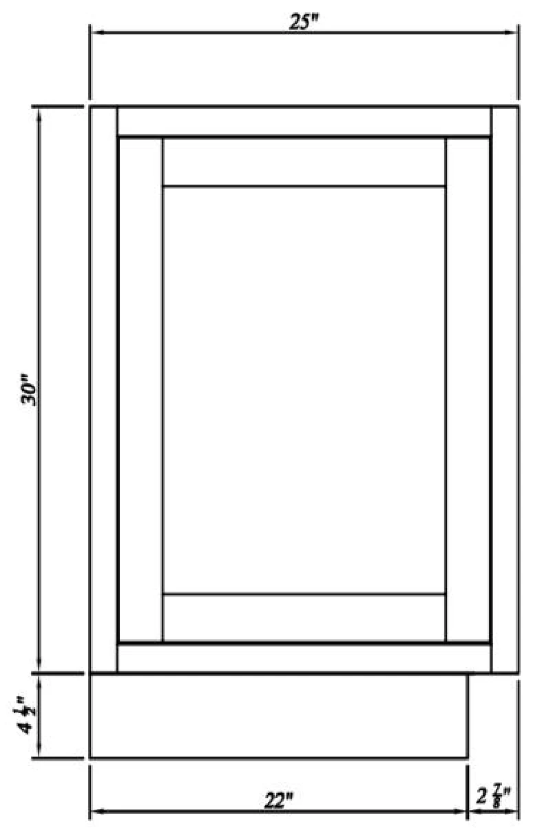 Base Finish Deco Door Panel