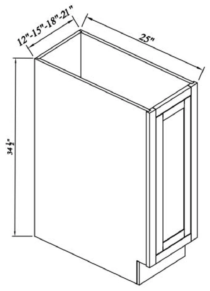 Base Full Height Door