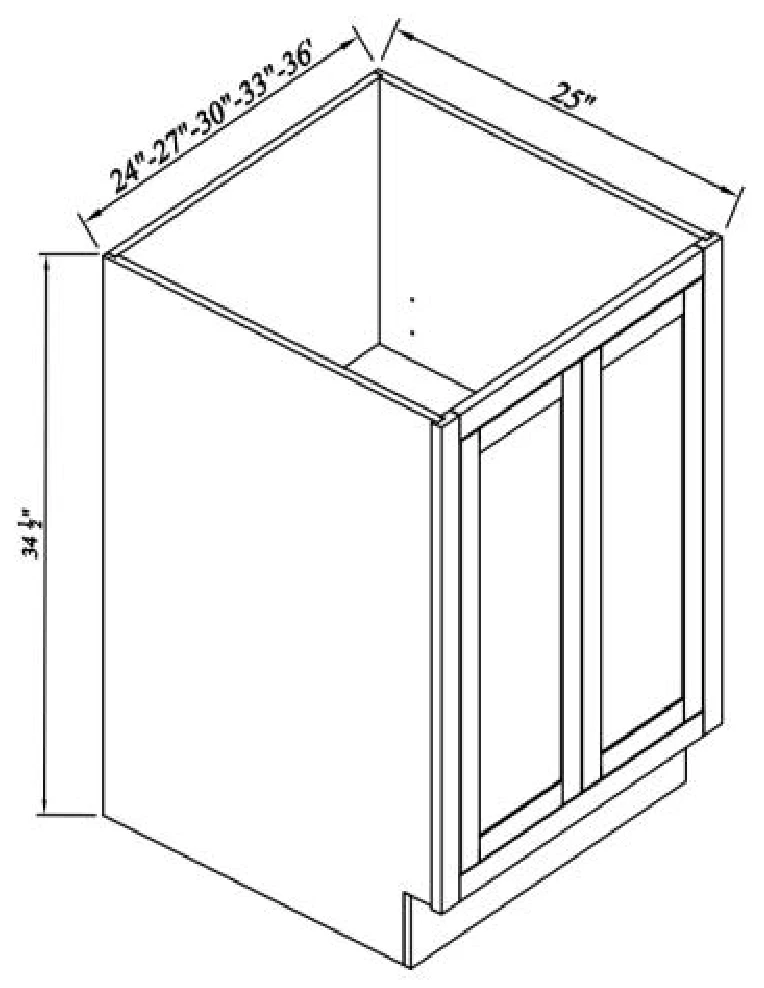 Base Full Height Door