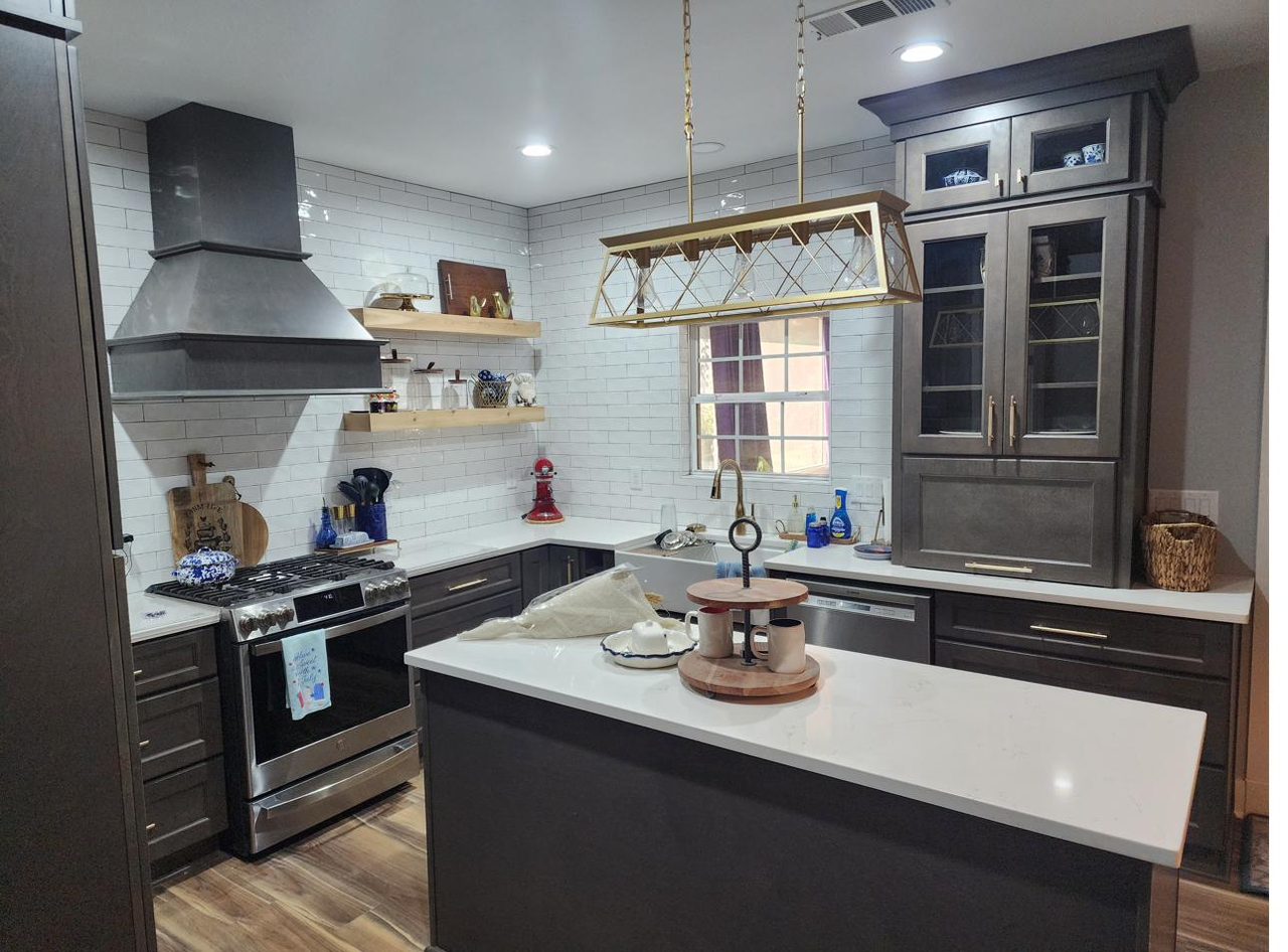 Liberty Shaker Espresso cabinets