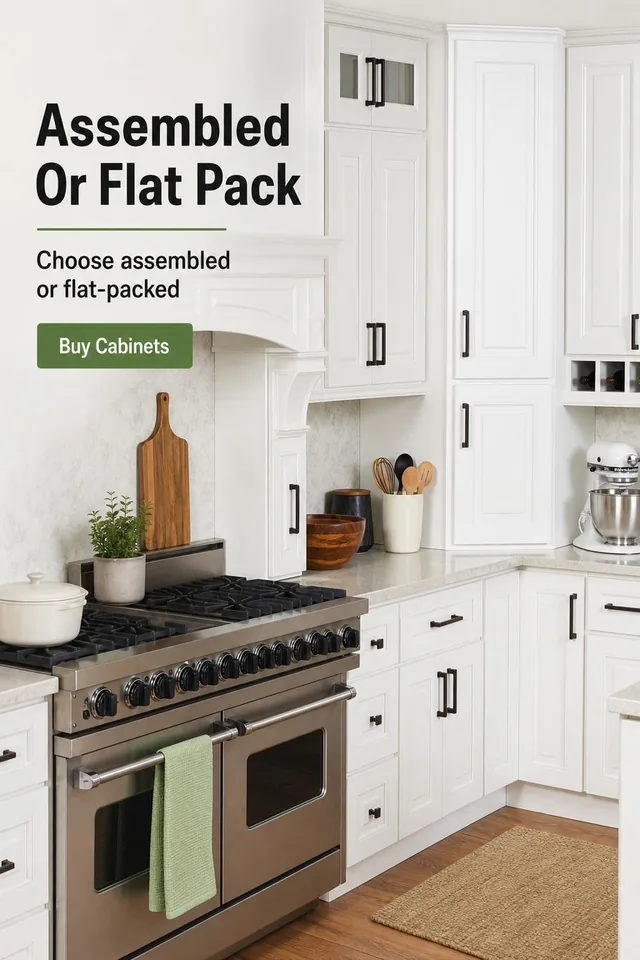 Order assembled or flat-packed