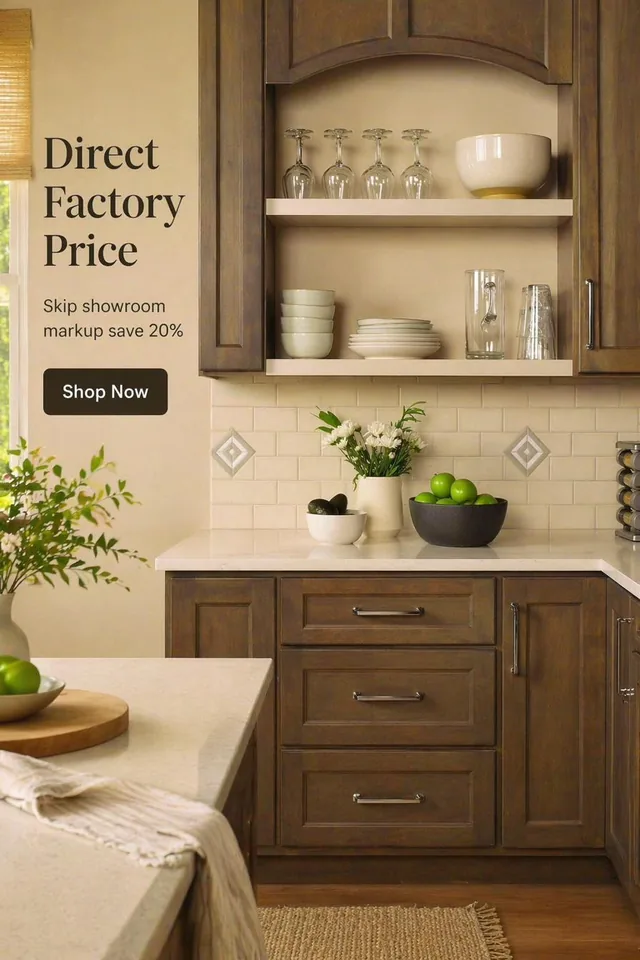 Direct factory pricing, skip the showroom markup