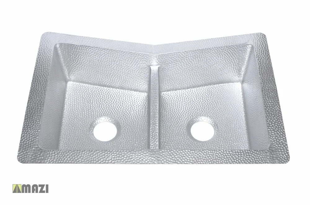 White Copper Kitchen Sink WCKS1553