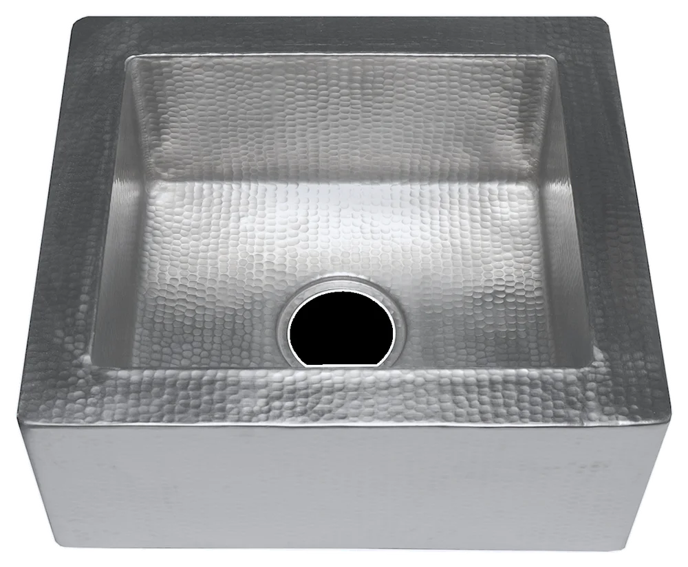 White Copper Farmhouse Sink WHC1816