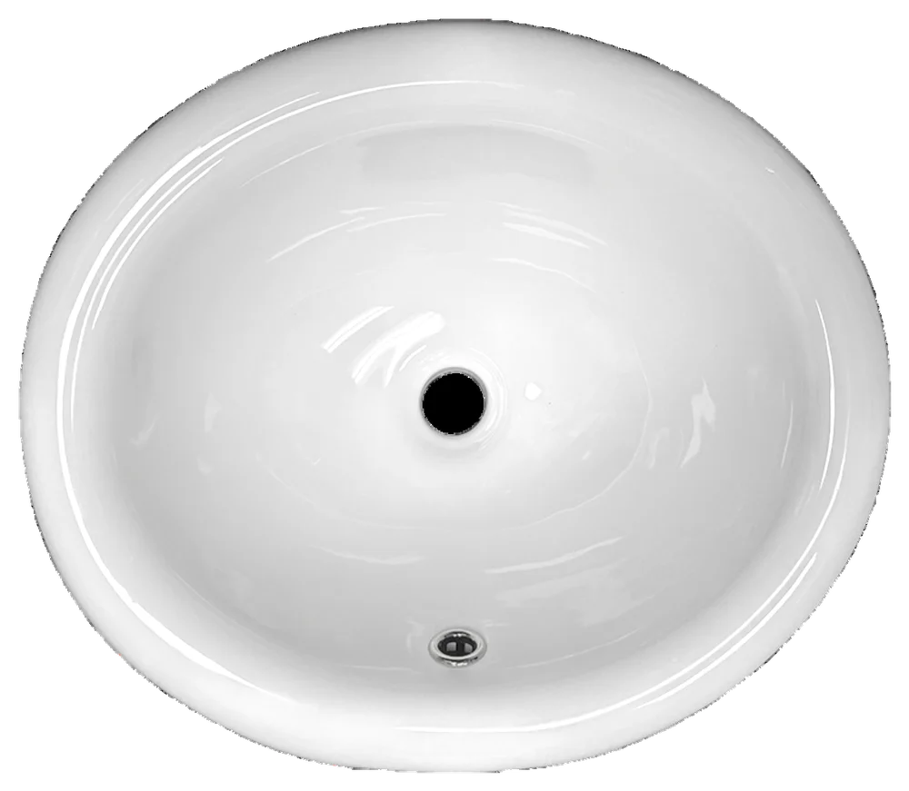 Ceramic Drop In Bathroom Sink 1004