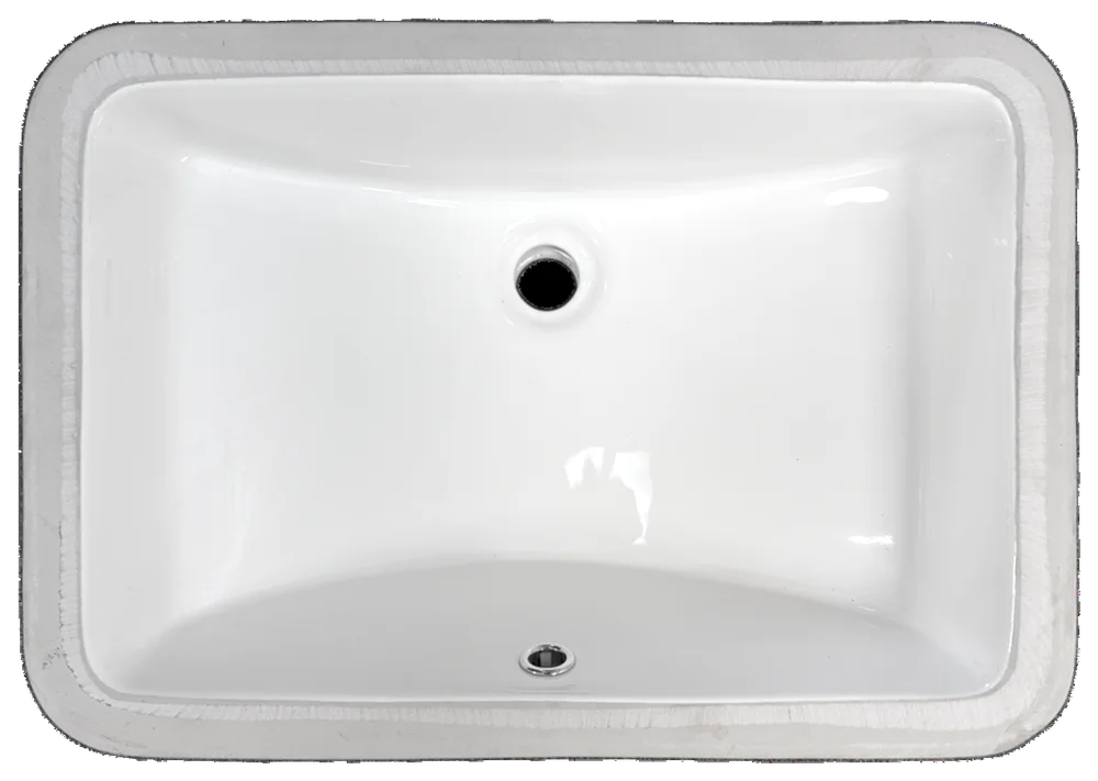 Ceramic Undermount Bathroom Sink 1638SM