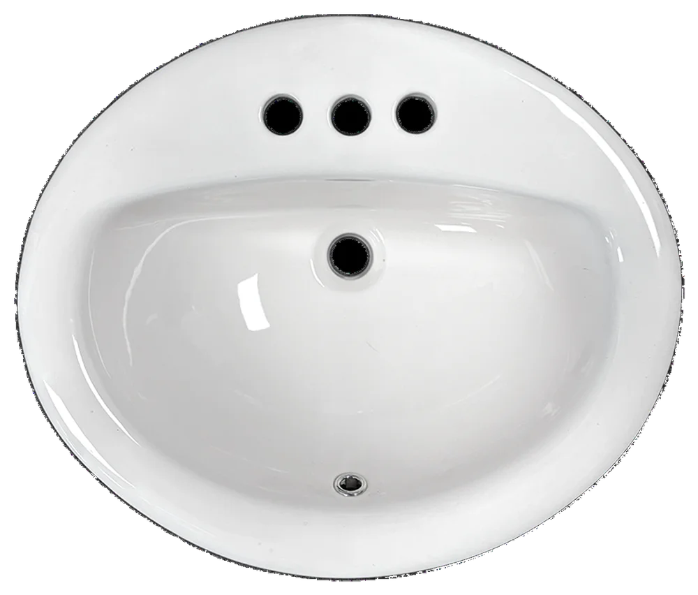Ceramic Drop In Bathroom Sink 1011