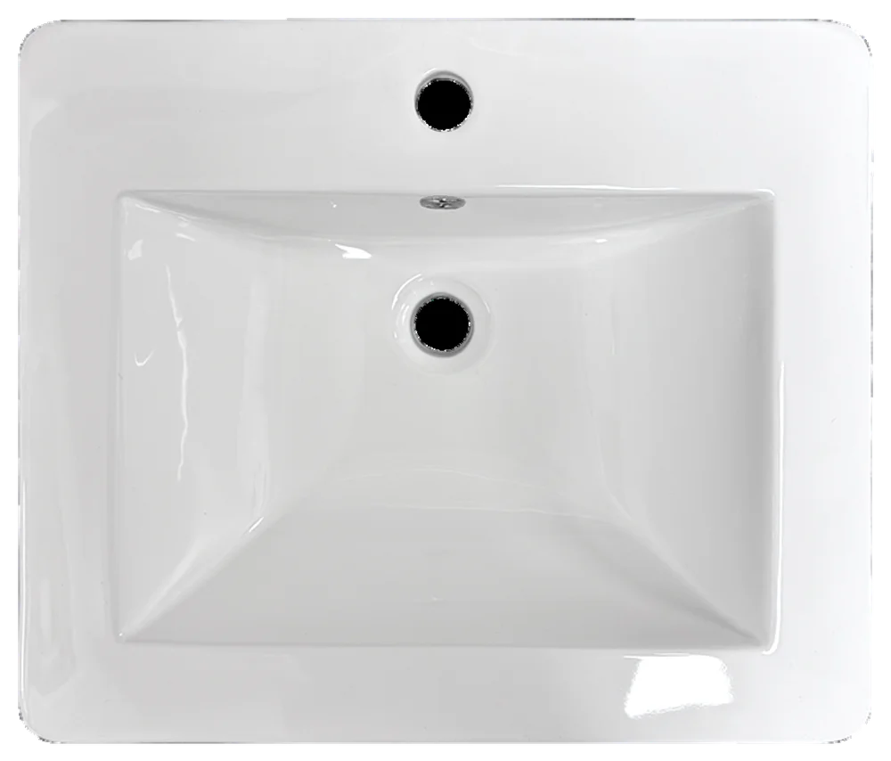 Ceramic Drop In Bathroom Sink 1645