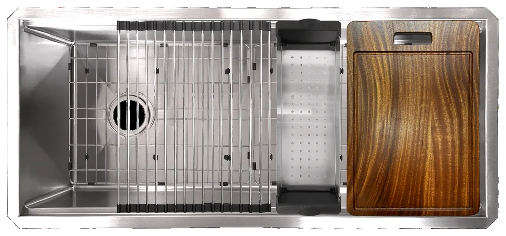 Stainless Steel Kitchen Sink UV4219LR10 Bundle